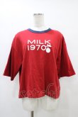 画像1: MILK / MILK Cherry Tee  レッド×ネイビー H-25-09-11-1053-ML-TO-KB-ZH (1)