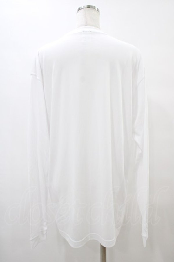 画像2: Meltyglow / プリントロングトップス XL 白 H-25-09-11-1054-0-TO-KB-ZH (2)