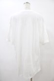 画像2: NieR Clothing / プリントCOTTON CUTSEW XL 白 H-25-09-11-1058-PU-TO-KB-ZT376 (2)