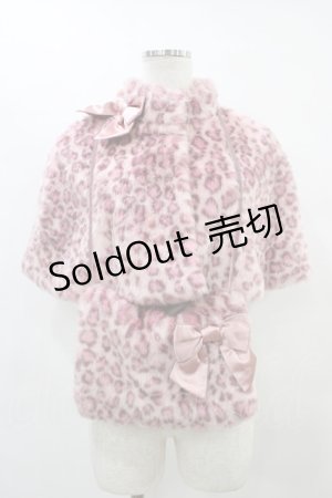 画像: Shirley Temple / レオパードケープ＆マフ  ピンク H-25-09-11-1060-ET-JA-KB-ZH