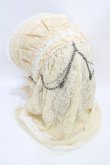 画像2: Ozz oneste / ヴェール付ボンネット  アイボリー H-25-09-11-1001-OO-ZA-KB-ZH (2)