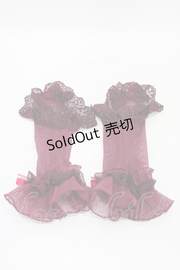 画像2: Angelic Pretty / Midnightレースグローブ  ワイン H-25-09-11-1006-AP-ZA-KB-ZH (2)