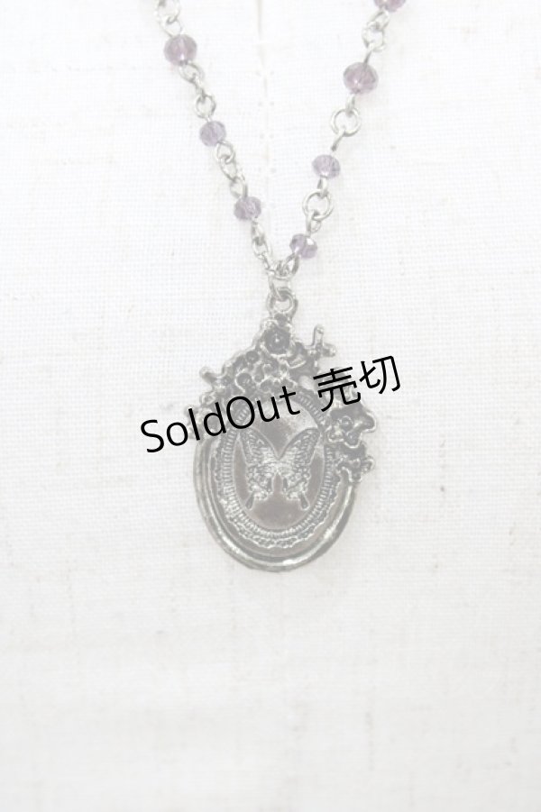 画像1: Sheglit / ”Ulysses”オーバルメダルネックレス  ブラック H-25-09-11-1007-EL-AC-KB-ZH (1)