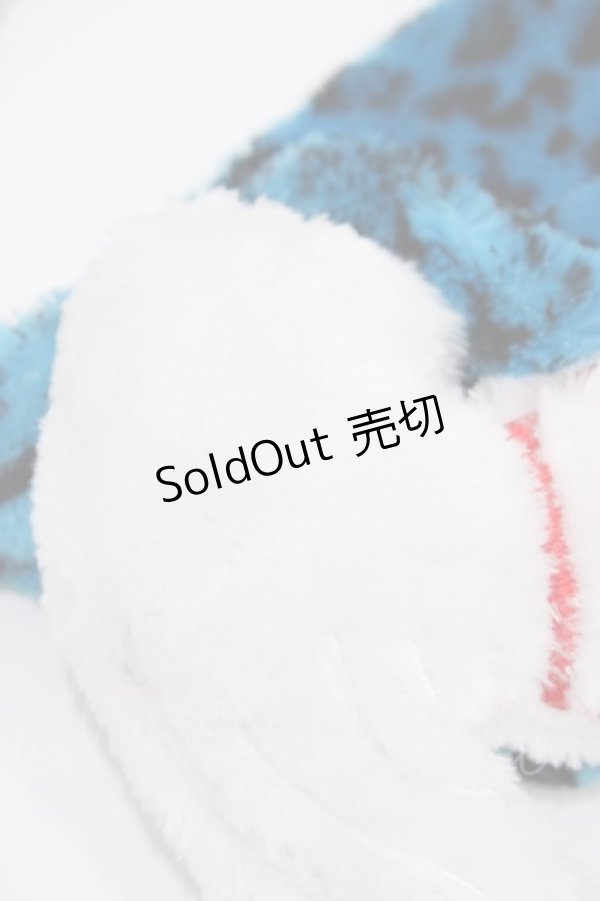 画像2: SUPER LOVERS / マフラー  青 H-25-09-11-1009-PU-ZA-KB-ZH (2)