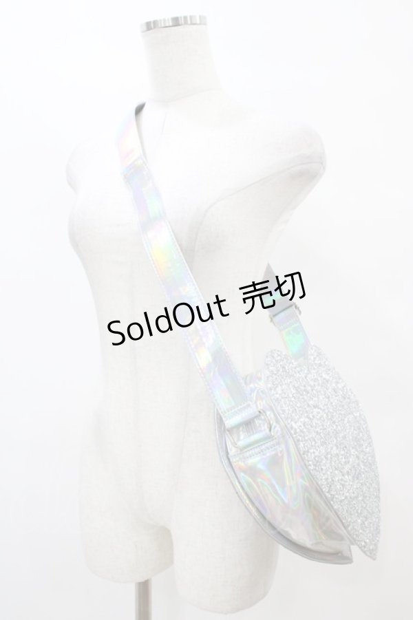 画像2: MILK / グリッターハートショルダー  オーロラ H-25-09-11-1012-ML-BG-KB-ZH (2)