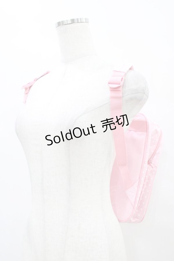 画像2: Shirley Temple / ハートドットリュックサック  ピンク H-25-09-11-1013-ET-BG-KB-ZH (2)