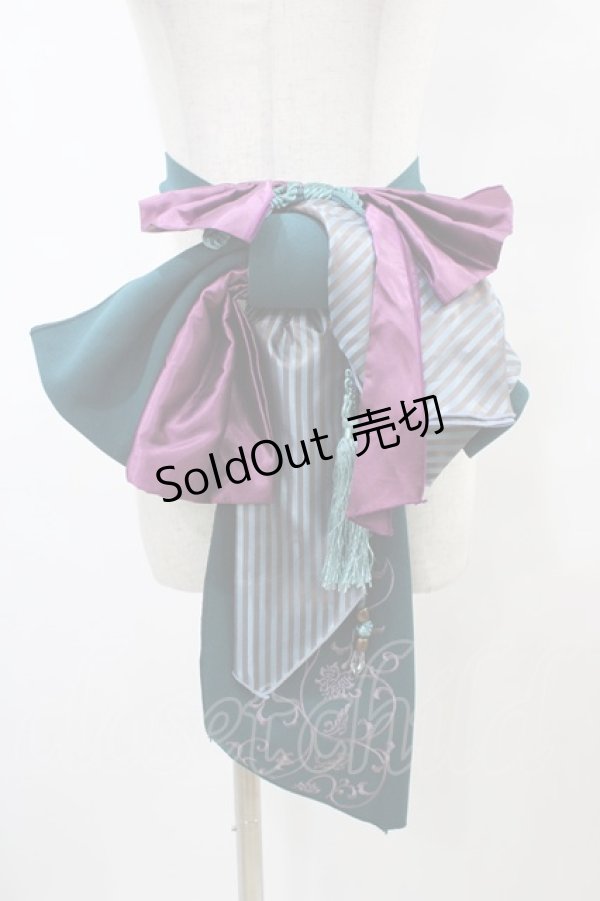 画像1: Ozz oneste / 飾り帯  緑 H-25-09-11-1016-OO-TO-KB-ZH (1)