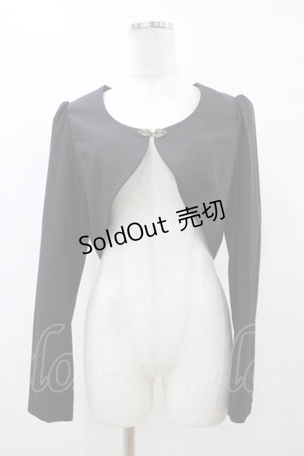 画像1: Sheglit / "Del Fiore"ボレロ  ブラック H-25-09-11-1017-EL-TO-KB-ZH (1)