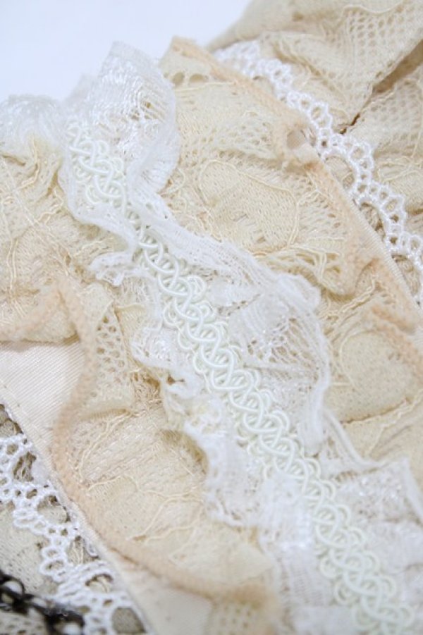 画像5: Ozz oneste / ヴェール付ボンネット  アイボリー H-25-09-11-1001-OO-ZA-KB-ZH (5)