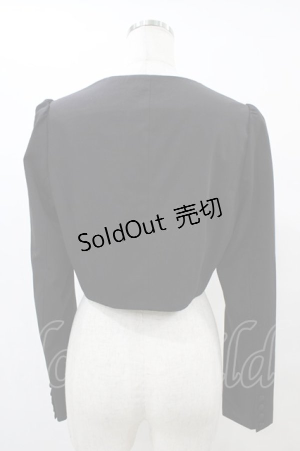 画像2: Sheglit / "Del Fiore"ボレロ  ブラック H-25-09-11-1017-EL-TO-KB-ZH (2)