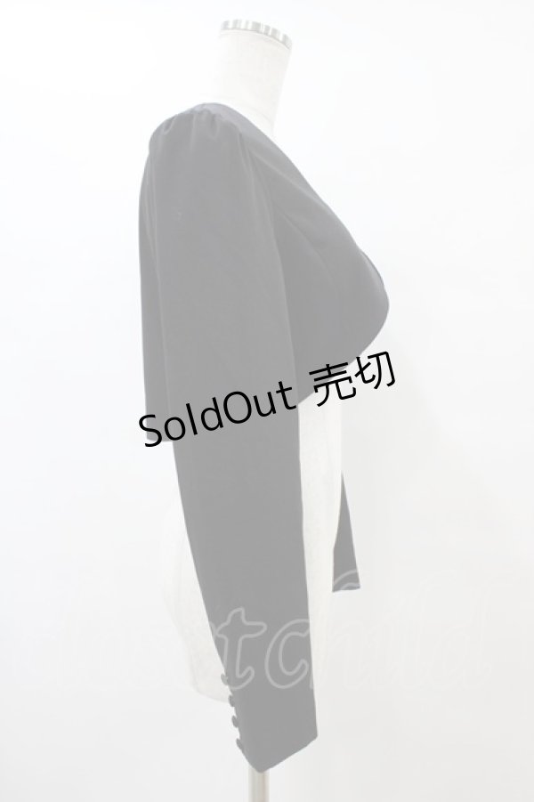 画像3: Sheglit / "Del Fiore"ボレロ  ブラック H-25-09-11-1017-EL-TO-KB-ZH (3)