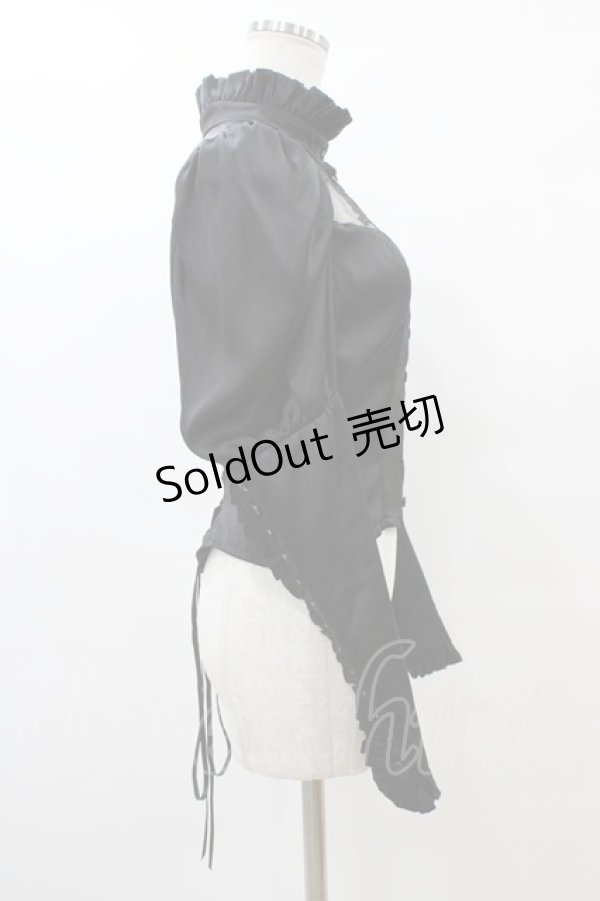 画像3: ATELIER BOZ / ミランダブラウス  ブラック H-25-09-11-1018-EL-BL-KB-ZH (3)