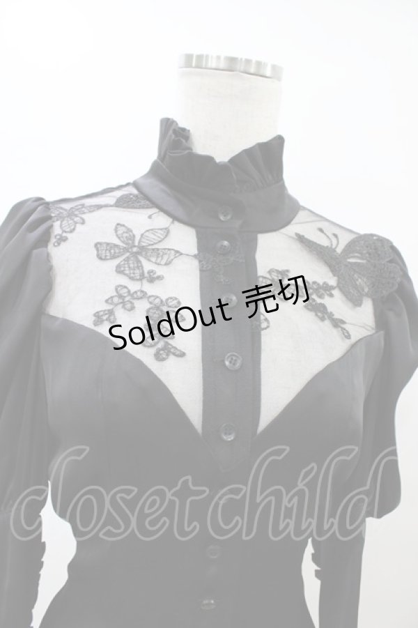 画像4: ATELIER BOZ / ミランダブラウス  ブラック H-25-09-11-1018-EL-BL-KB-ZH (4)