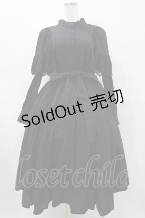画像: Sheglit / "Campanula"ケープワンピース M ブラック H-25-09-11-1019-EL-OP-KB-ZH