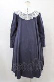 画像2: Sheglit / "聖譚曲"タックワンピース M ダルブルー H-25-09-11-1021-EL-OP-KB-ZH (2)