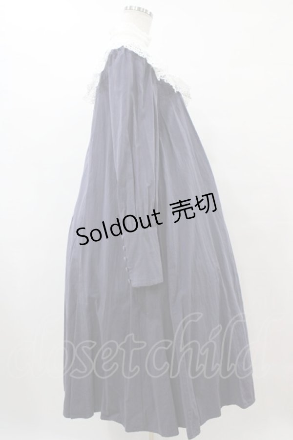 画像3: Sheglit / "聖譚曲"タックワンピース M ダルブルー H-25-09-11-1021-EL-OP-KB-ZH (3)