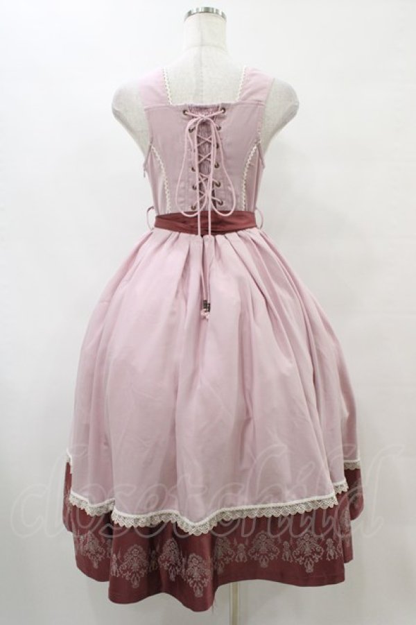 画像2: Ozz oneste / Fairy tale Roseジャンパースカート  ピンク H-25-09-11-1023-OO-OP-KB-ZH (2)