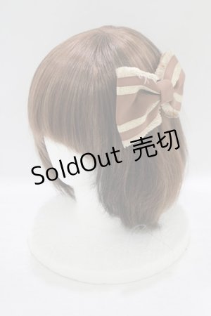 画像: Angelic Pretty / Royalフリンジバレッタ  ブラウン H-25-09-11-059-AP-AC-NS-ZH