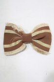画像2: Angelic Pretty / Royalフリンジバレッタ  ブラウン H-25-09-11-059-AP-AC-NS-ZH (2)