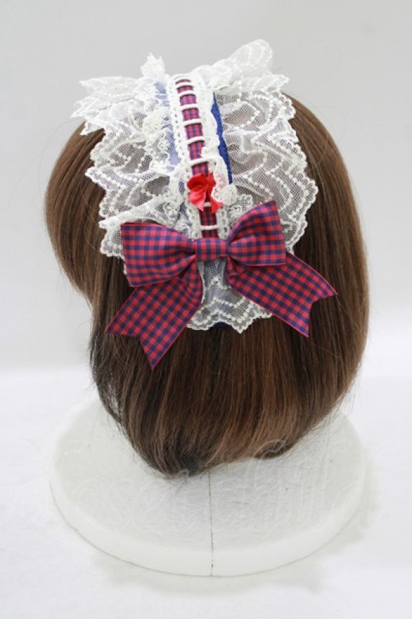 画像2: BABY,THE STARS SHINE BRIGHT / MY ANNIVERSARYくまちゃんヘッドドレス  ネイビー H-25-09-11-065-BA-AC-NS-ZH (2)