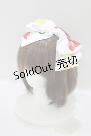 画像: LIEF / 10thアニバーサリーリボンカチューシャ  白 H-25-09-11-066-LO-AC-NS-ZH