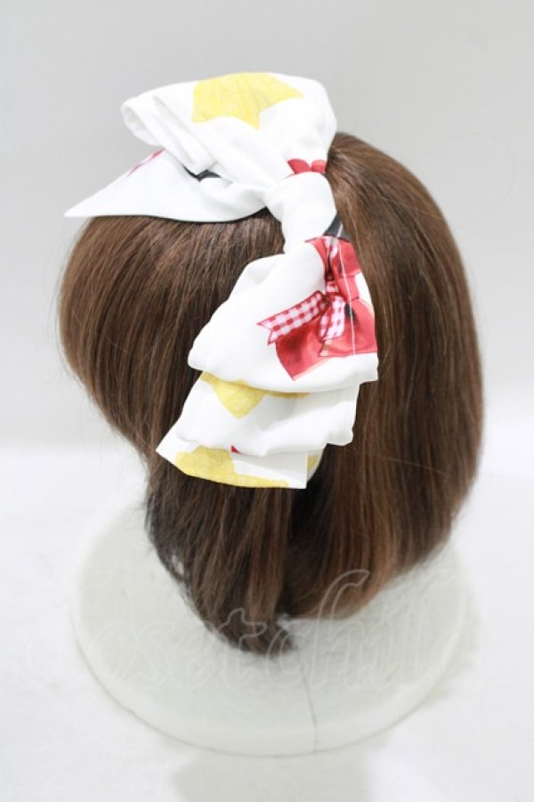 画像2: LIEF / 10thアニバーサリーリボンカチューシャ  白 H-25-09-11-066-LO-AC-NS-ZH (2)