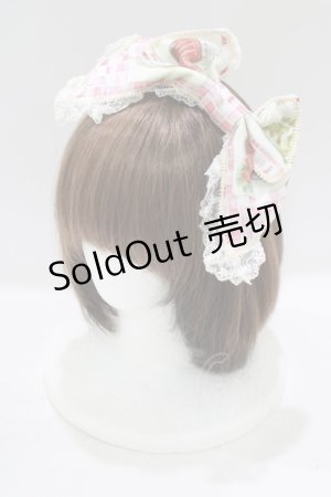 画像: BABY,THE STARS SHINE BRIGHT / 覚めない夢をみるための Re・ci・pe柄カチューシャ  ピンク H-25-09-11-075-BA-AC-NS-ZH