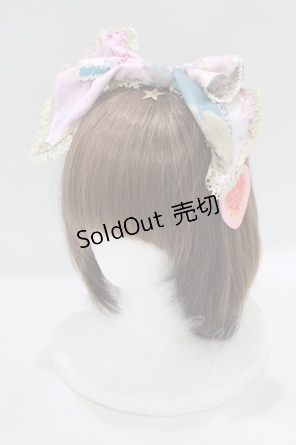 画像1: BABY,THE STARS SHINE BRIGHT / 天体のHarmonia〜天使の如く歌う星界の旋律〜柄カチューシャ  ピンク H-25-09-11-078-BA-AC-NS-ZH (1)