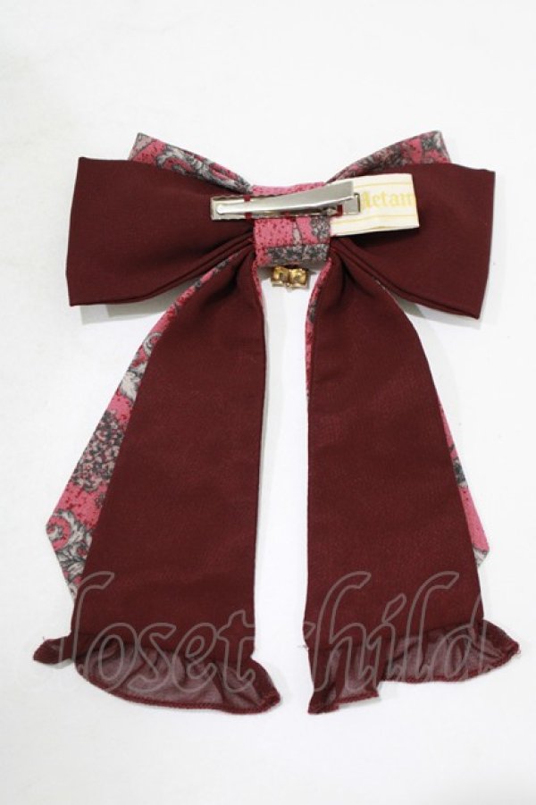 画像3: metamorphose / 魔法使いの薬草学〜ひみつのレシピ〜リボンクリップ  クリムゾンレッド H-25-09-11-079-ME-AC-NS-ZH (3)