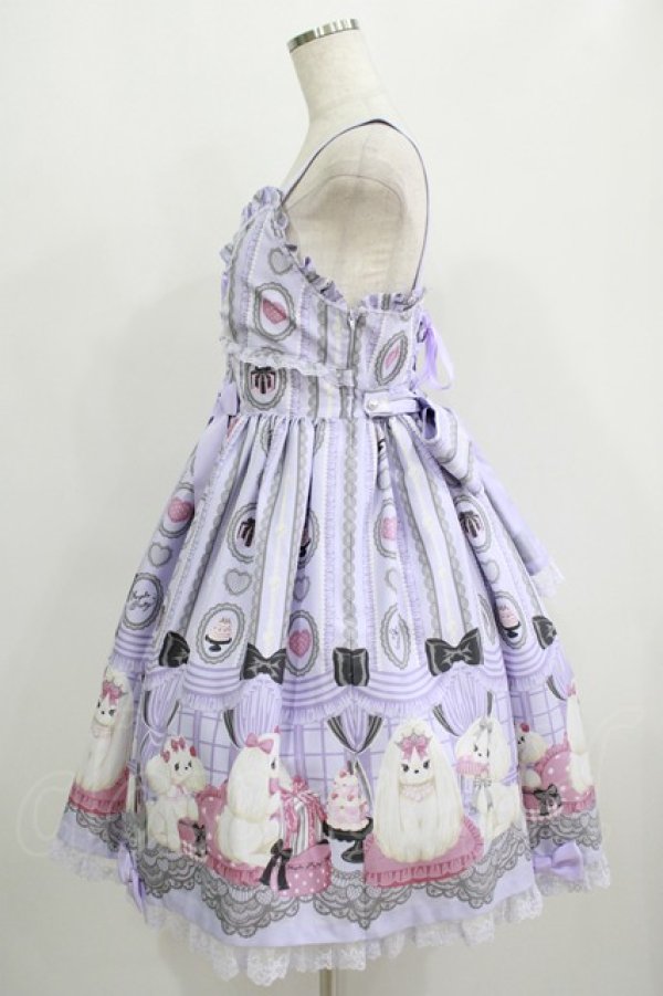 画像2: Angelic Pretty / Princess Puppyジャンパースカート Free ラベンダー H-25-09-11-006-AP-OP-NS-ZH (2)