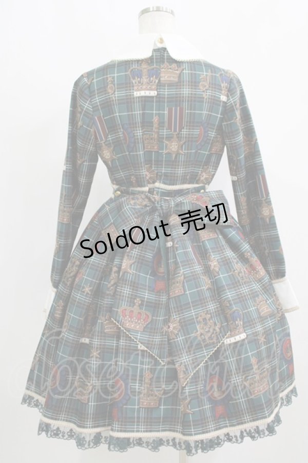 画像3: Angelic Pretty / Antique Crownワンピース Free グリーン H-25-09-11-001-AP-OP-NS-ZH (3)