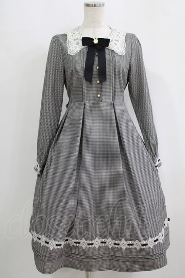 画像1: Amavel / Sugar Laceワンピース Free ブラック H-25-09-11-009-CA-OP-NS-ZH (1)