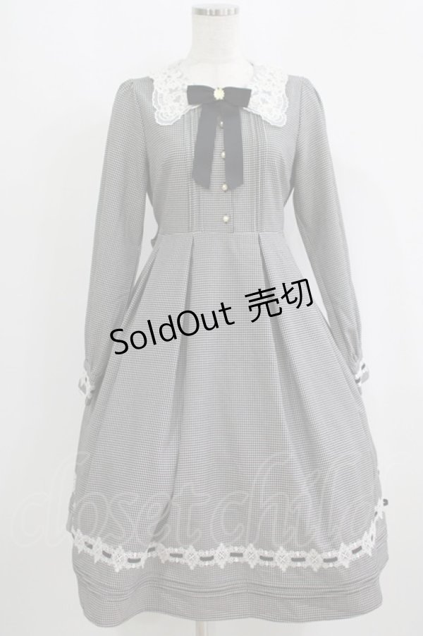 画像1: Amavel / Sugar Laceワンピース Free ブラック H-25-09-11-009-CA-OP-NS-ZH (1)