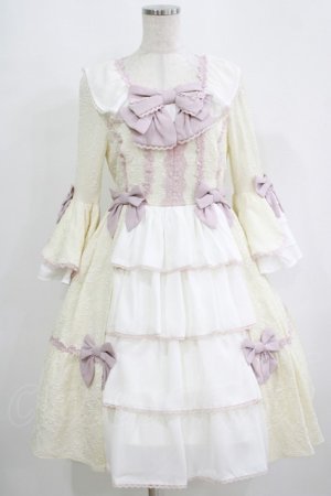 画像: axes femme kawaii / メアリー姫袖ドレス M 生成り H-25-09-11-010-AX-OP-NS-ZH
