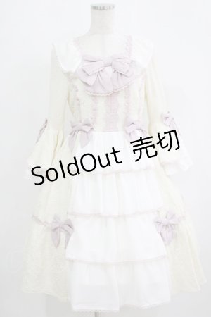 画像: axes femme kawaii / メアリー姫袖ドレス M 生成り H-25-09-11-010-AX-OP-NS-ZH
