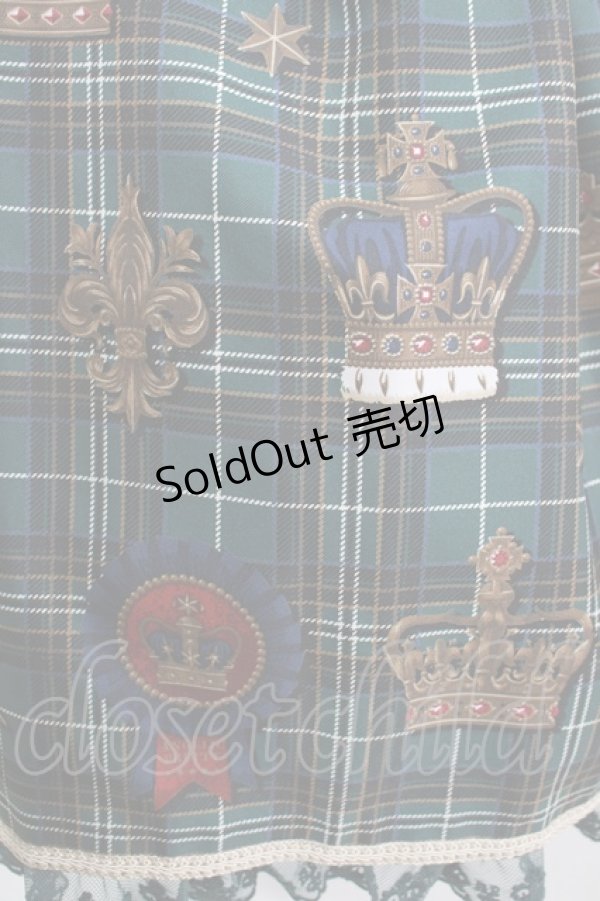 画像5: Angelic Pretty / Antique Crownワンピース Free グリーン H-25-09-11-001-AP-OP-NS-ZH (5)