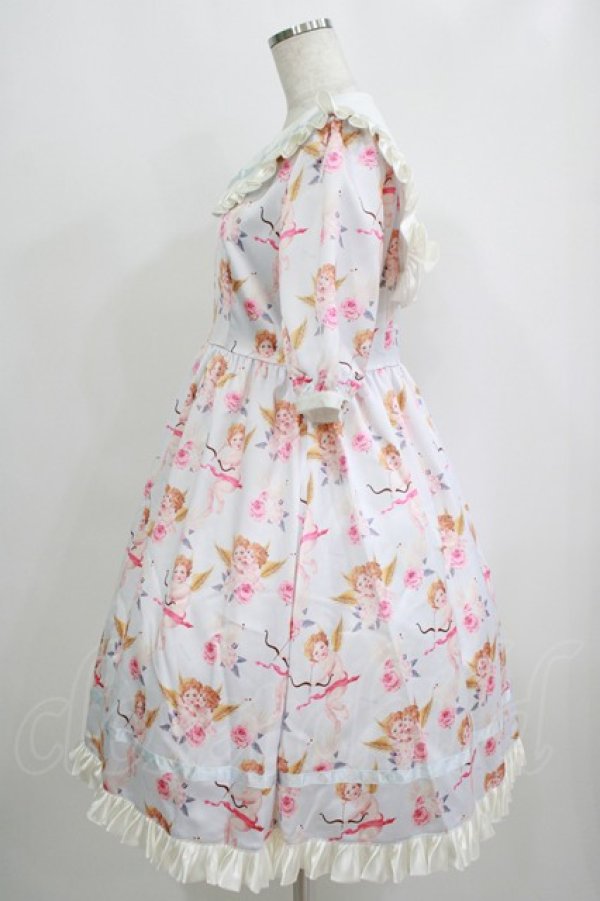 画像2: Alice Doll / 天使柄セーラーワンピース S オフ H-25-09-11-011-PU-OP-NS-ZH (2)