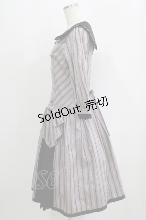 画像2: ALICE and the PIRATES / ラブエアメールアップリケワンピース Free グレー H-25-09-11-019-PA-OP-NS-ZH (2)