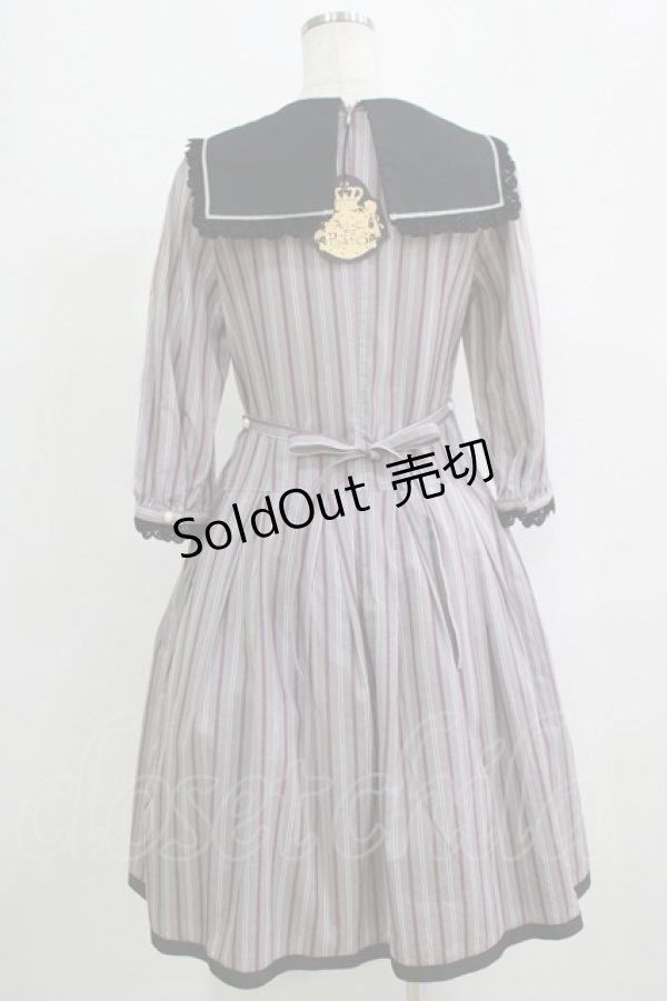 画像3: ALICE and the PIRATES / ラブエアメールアップリケワンピース Free グレー H-25-09-11-019-PA-OP-NS-ZH (3)