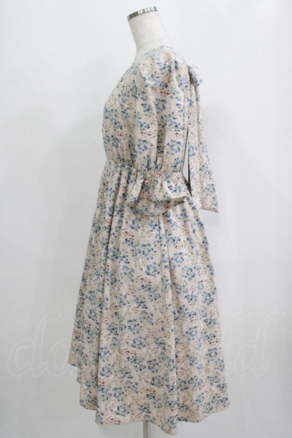 画像2: DearMyLoveRose / 前後2WAYリボンワンピース LL アイボリー H-25-09-11-020-EL-OP-NS-ZH (2)