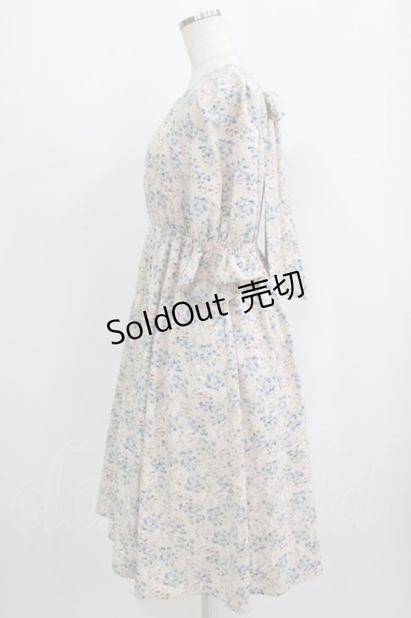 画像2: DearMyLoveRose / 前後2WAYリボンワンピース LL アイボリー H-25-09-11-020-EL-OP-NS-ZH (2)