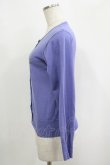 画像2: Jane Marple / クラウンエンブレムカーディガン M パープル H-25-09-12-032-JM-TO-KB-ZH (2)