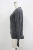 画像2: Jane Marple / Keyモチーフのカーディガン M グレー H-25-09-12-033-JM-TO-KB-ZH (2)