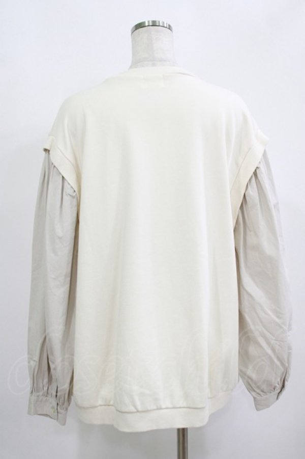 画像3: merry jenny / ドッキングフリルトレーナー  アイボリー H-25-09-12-036-LO-TO-KB-ZH (3)