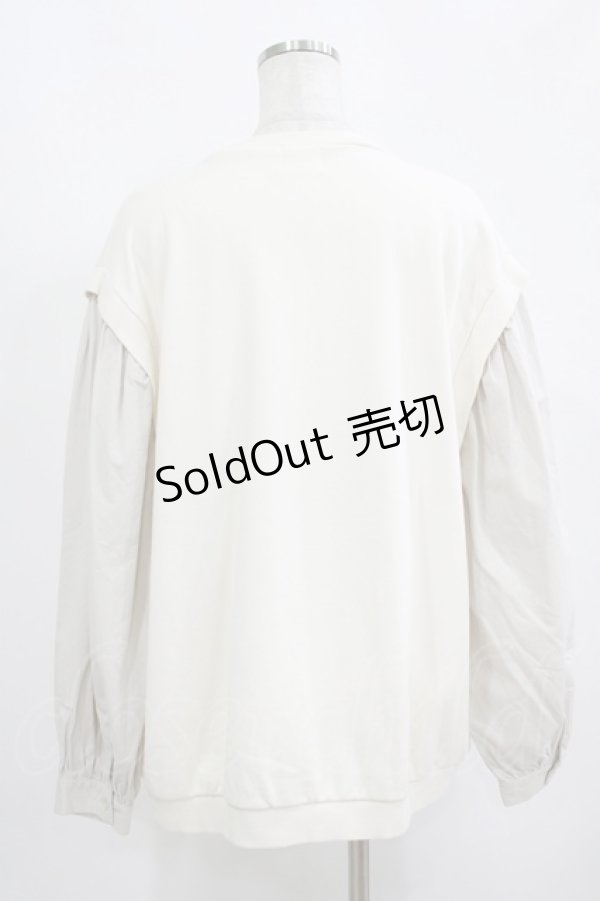 画像3: merry jenny / ドッキングフリルトレーナー  アイボリー H-25-09-12-036-LO-TO-KB-ZH (3)