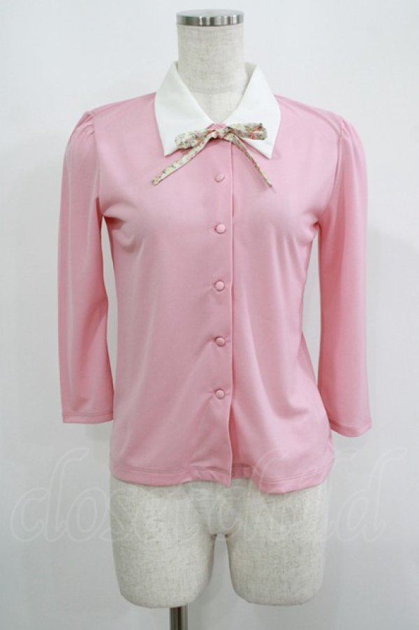 画像1: MILK / フローラルインナー  コーラルピンク H-25-09-12-038-ML-TO-KB-ZH (1)