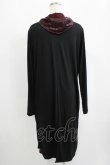 画像3: Deorart / 切替フードロングカーディガン  黒×赤 H-25-09-12-041-PU-TO-KB-ZH (3)