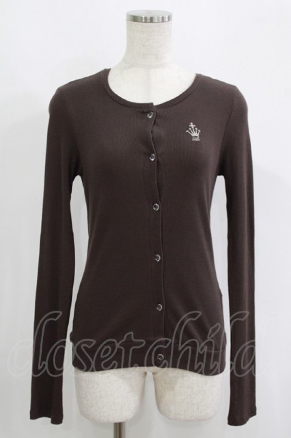 画像1: Emily Temple cute / キャサリンカーディガン  茶 H-25-09-12-042-ET-TO-KB-ZH (1)