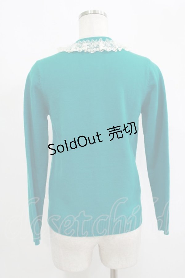 画像3: Emily Temple cute / チュールカラーカーデ  グリーン H-25-09-12-045-ET-TO-KB-ZH (3)