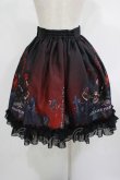 画像3: ATELIER PIERROT / Rose Gardenスカート  ダークレッド H-25-09-12-005-EL-SK-KB-ZH (3)